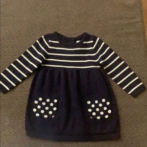 Baby girl sweater dress
